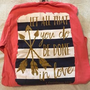 Simply Southern Comfort Long Sleeve Shirt (pink)